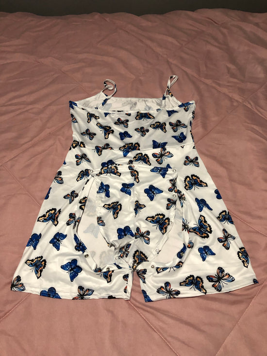 Butt flap romper